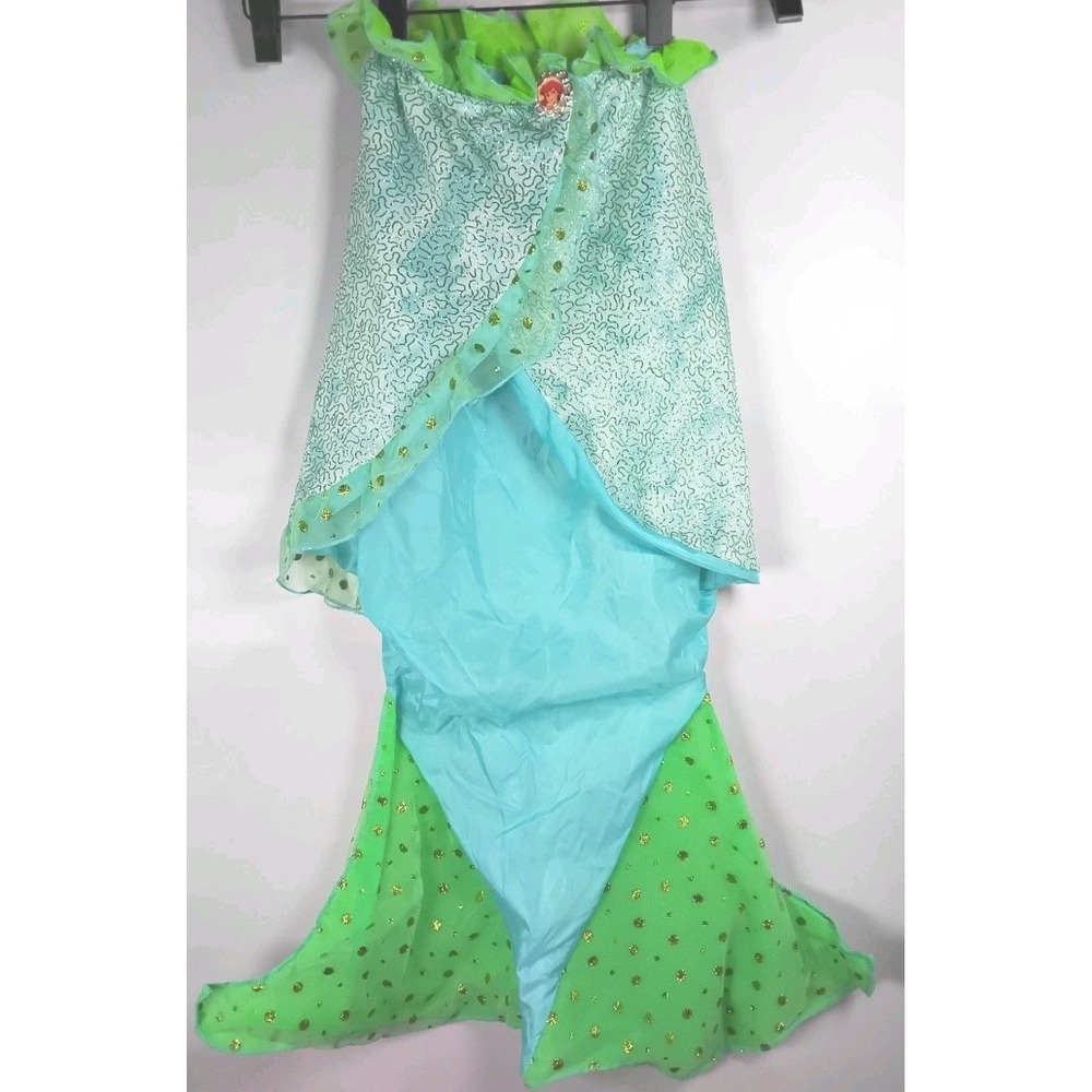 Disney Cruise Line Little Mermaid Ariel Skirt Tail Costume Glitter Size XL 14/16